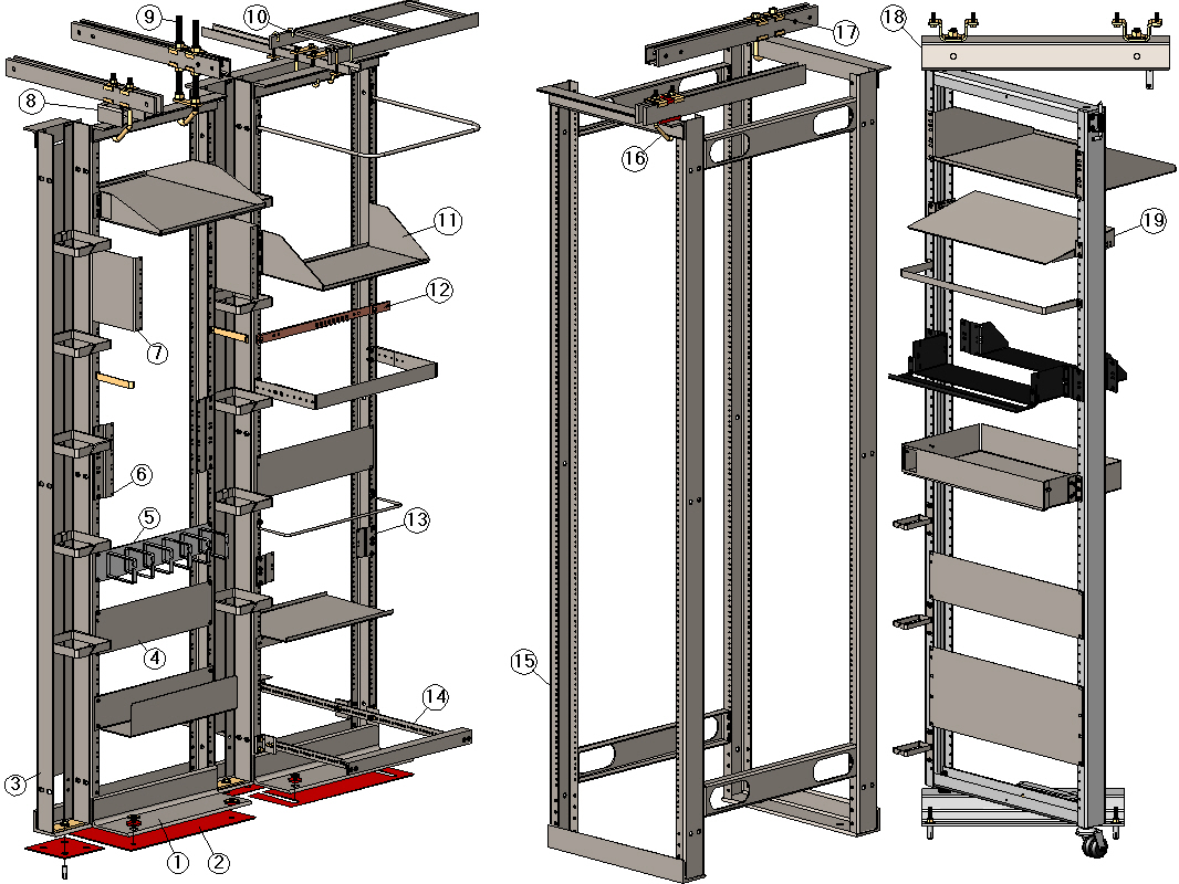 RG Relay Rack and Accessories